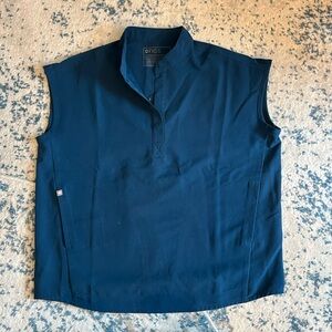 Figs deep reef rafela scrub top, size XS